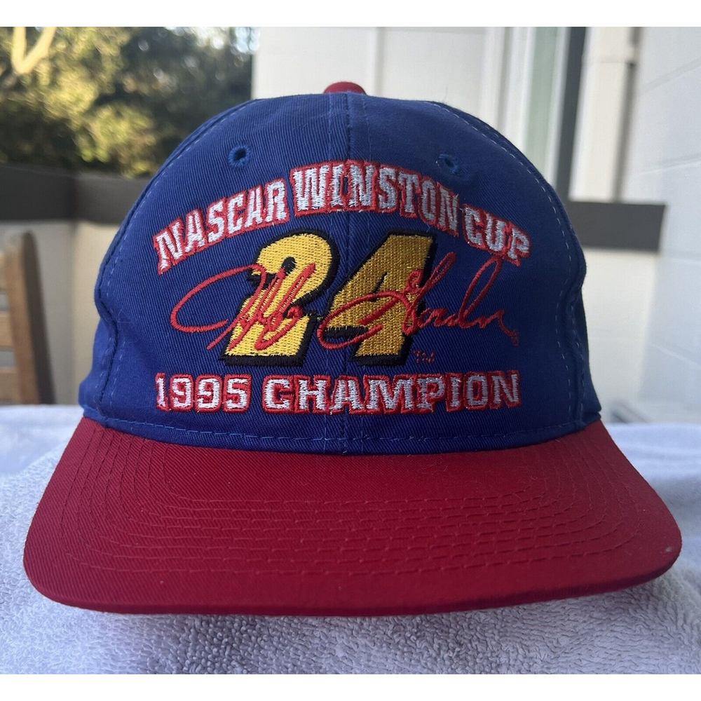 Vintage Retro Jeff Gordon #24 NASCAR Winston Cup Champion 1995 Snapback Cap Hat